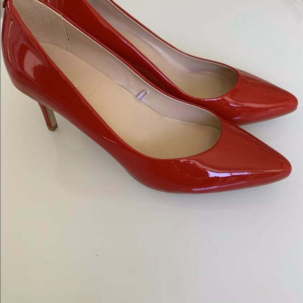 Kate Spade Vida Red Patent Leather Heel Shoe Pump. - Picture 7 of 11